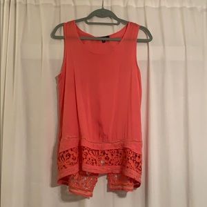 Coral open back tank